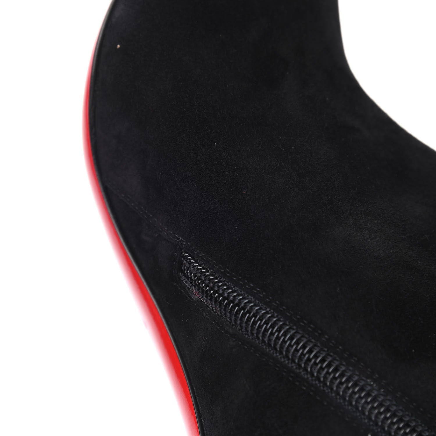 Christian Louboutin Veau Velours Eloise Booty 85 Ankle Boots 41 Black 9 of 23