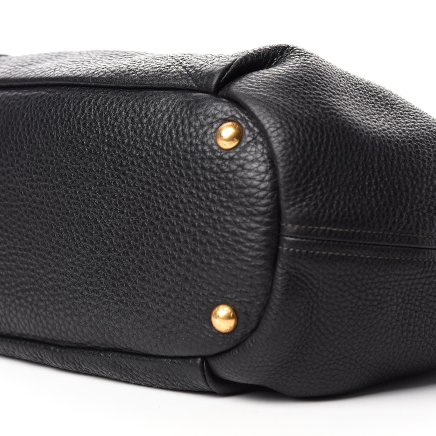 Prada Vitello Daino Shoulder Bag Black 7 of 9