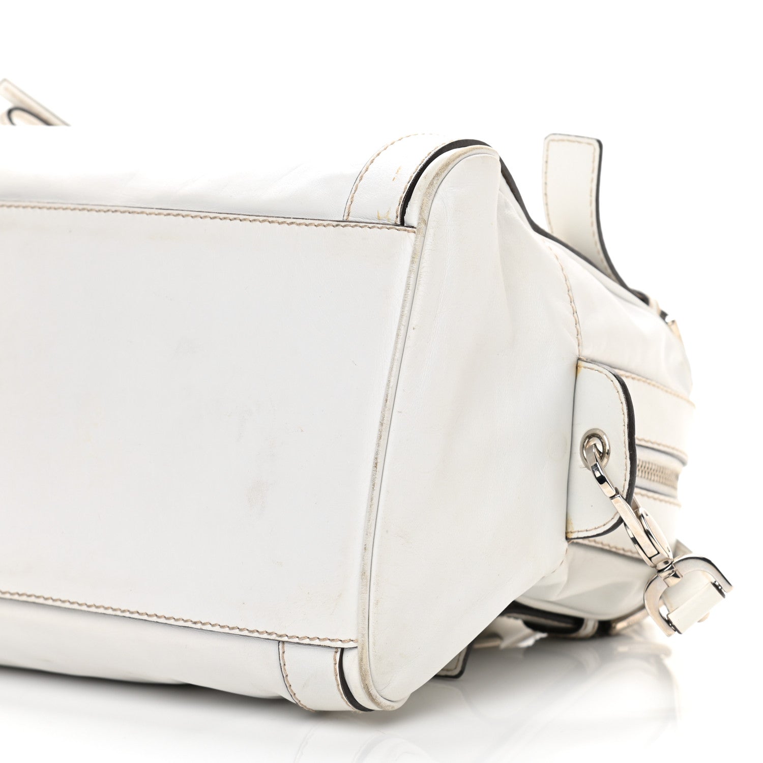 Dolce & Gabbana Smooth Calfskin Miss Easy Way Satchel White 10 of 15