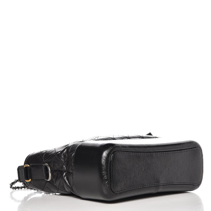 Chanel Aged Calfskin Quilted Medium Gabrielle Hobo Black 4 of 8