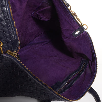 Bottega Veneta Nappa Intrecciato Large Convertible Bag Ink 5 of 9