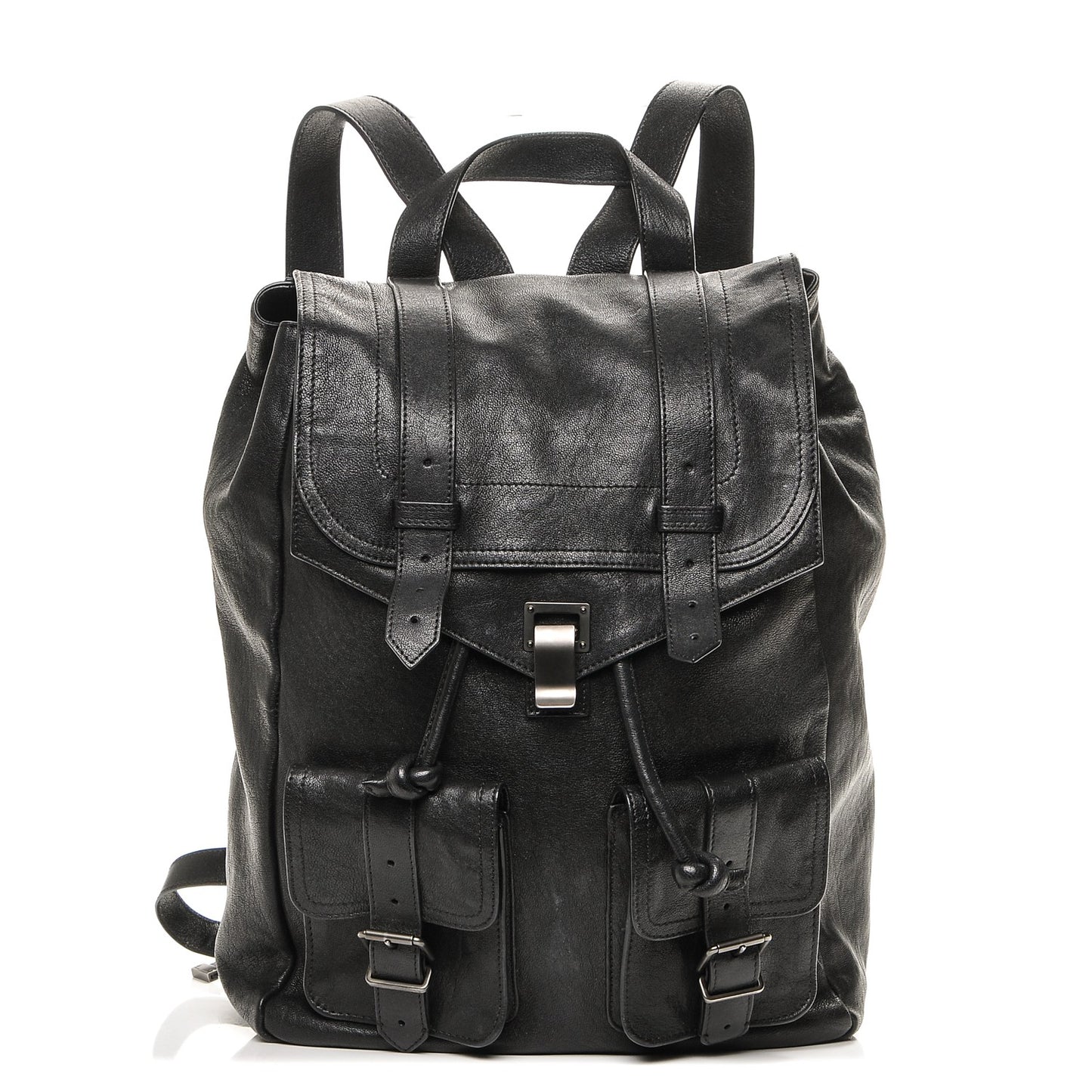 Lambskin PS1 Backpack Black