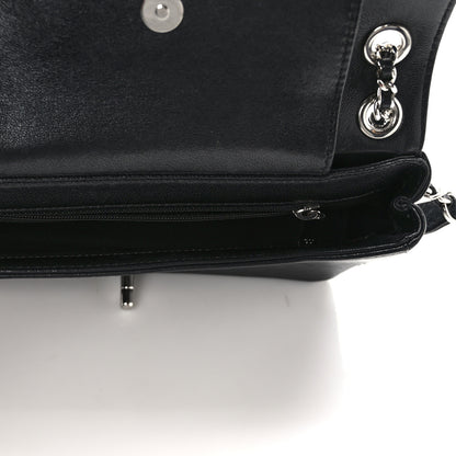 Chanel Sheepskin Quilted Medium Vintage Mademoiselle Flap Black 5 of 10