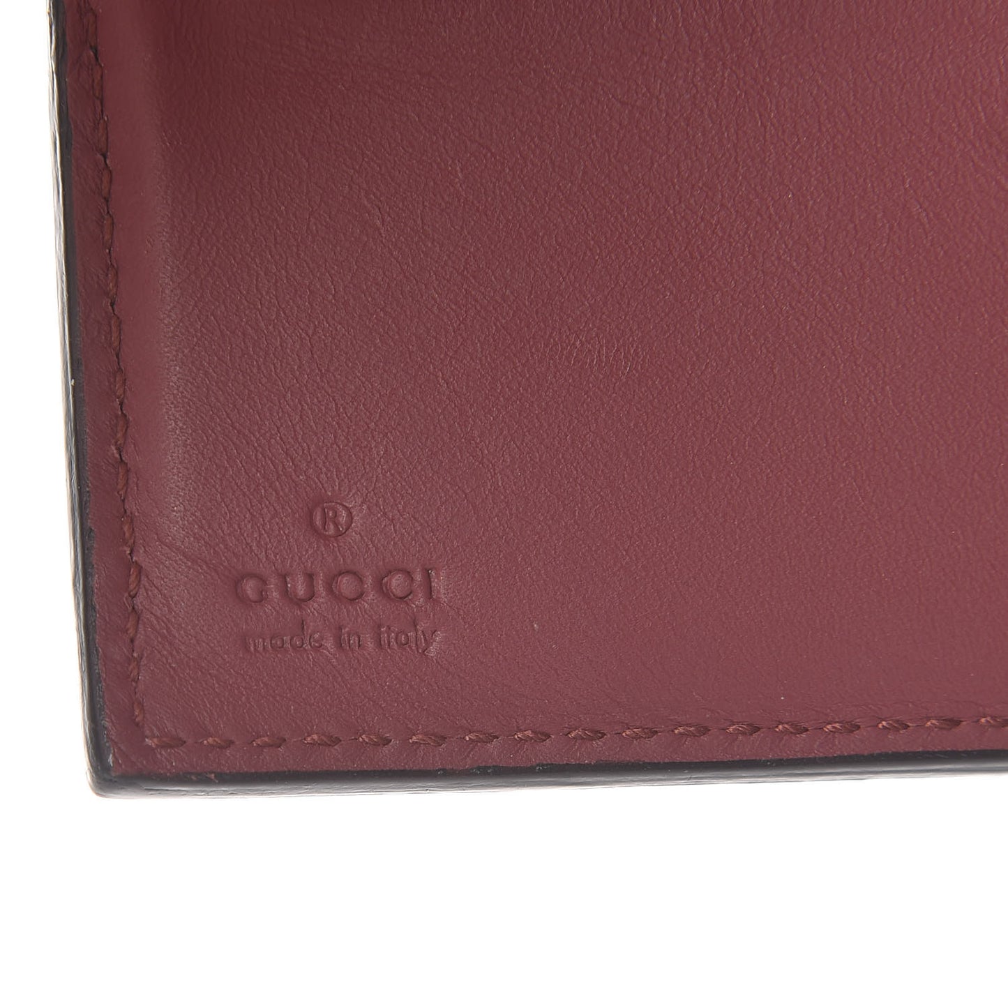 GG Supreme Monogram Blooms French Flap Wallet Beige Multicolor Dry Rose