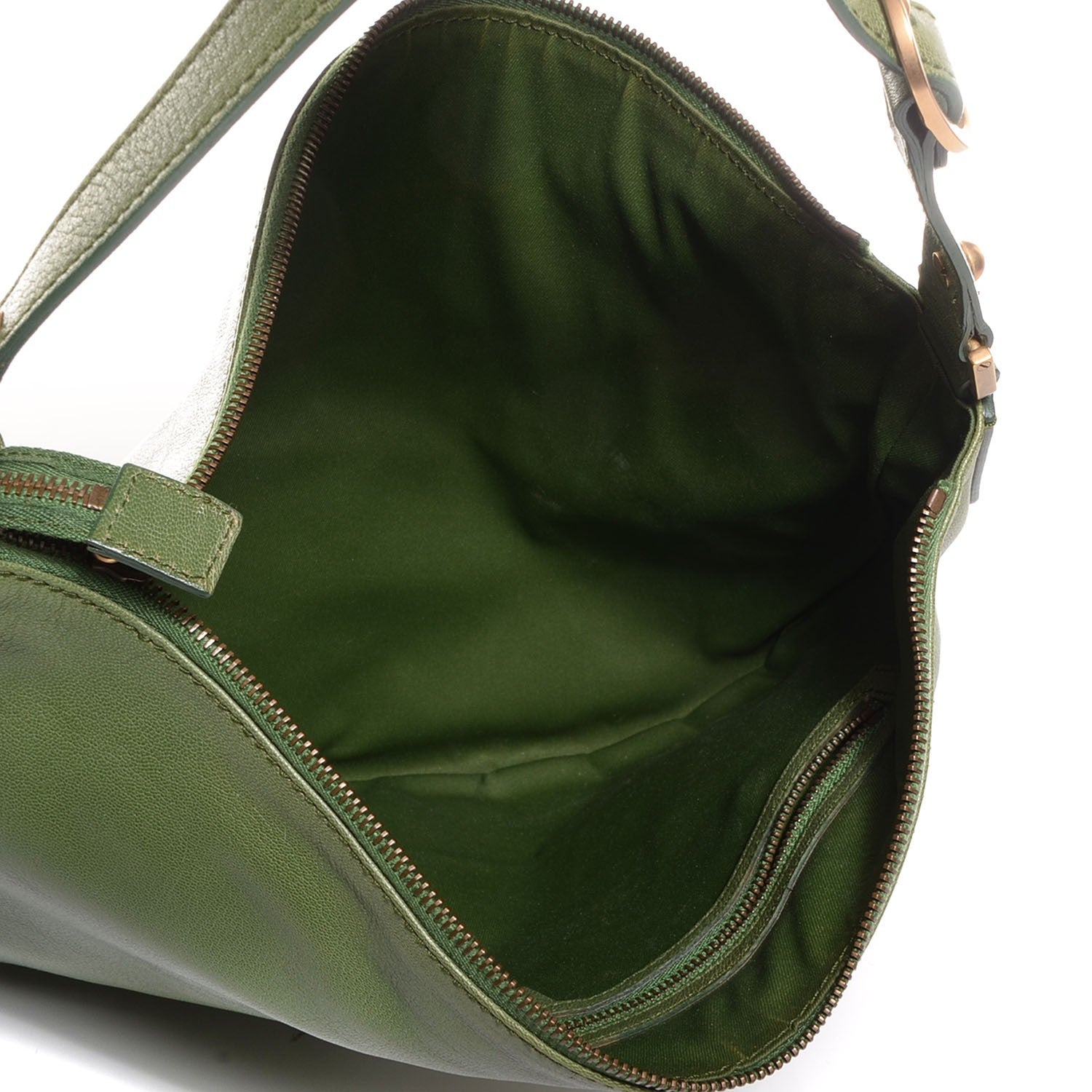 Gucci Leather Small Blondie Hobo Green 5 of 7