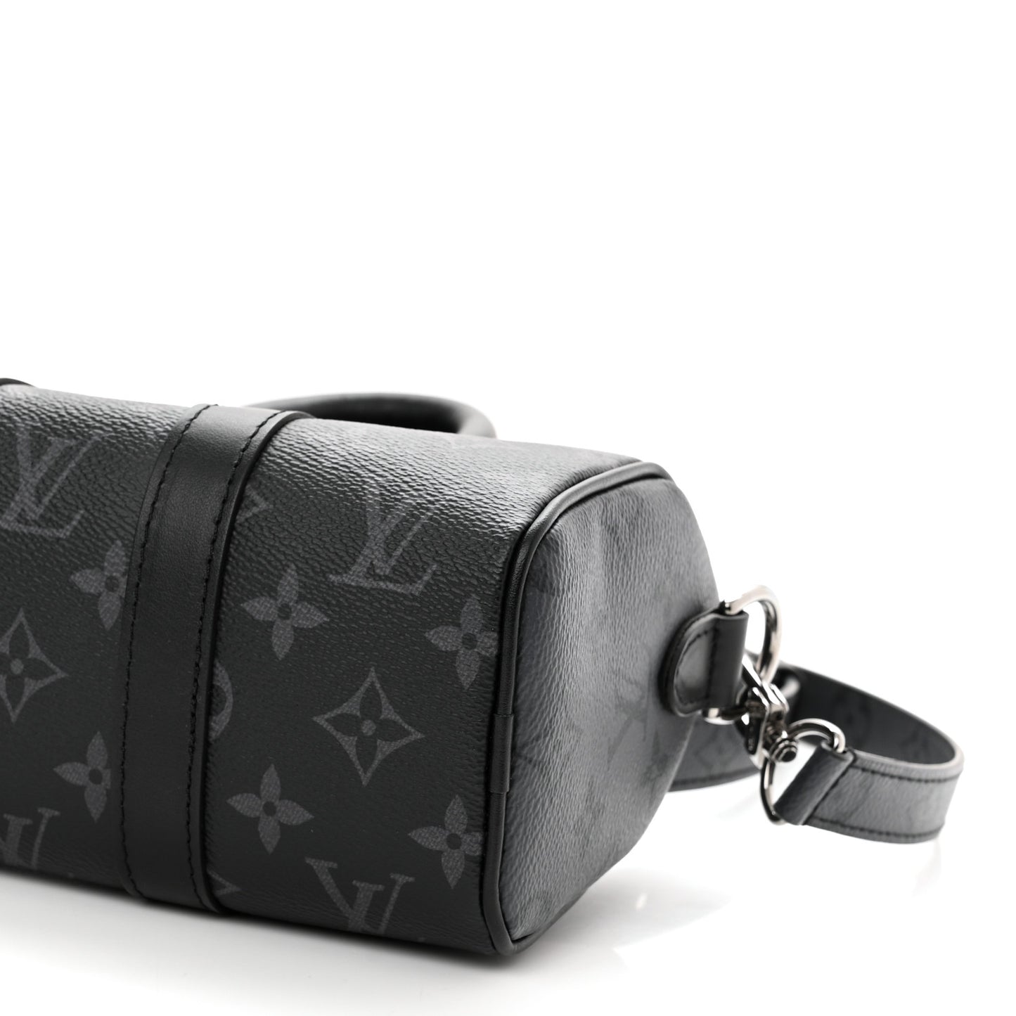 Reverse Monogram Eclipse Keepall XS Black