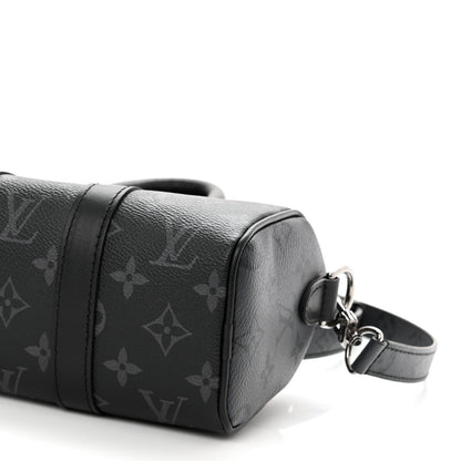 Louis Vuitton Reverse Monogram Eclipse Keepall XS Black 9 of 10