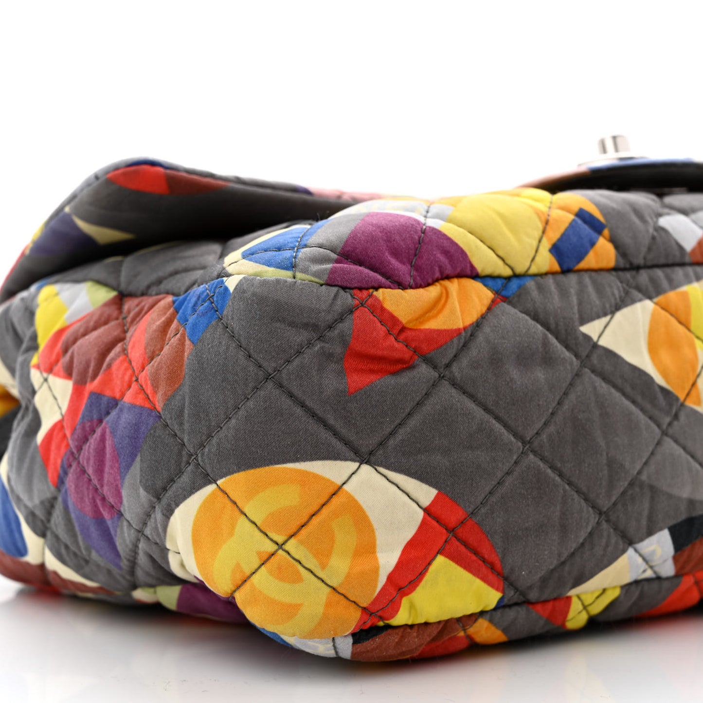 Nylon Printed Medium Coco Color Flap Multicolor