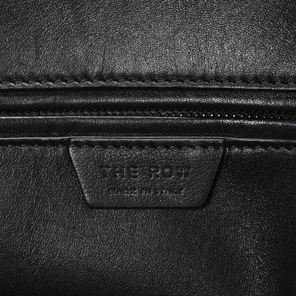 The Row Polished Saddle Calfskin Medium Devon Bag Black 11 of 17