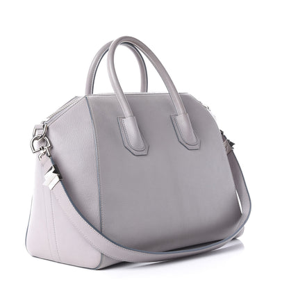 Givenchy Sugar Goatskin Medium Antigona Pearl Grey 3 of 12