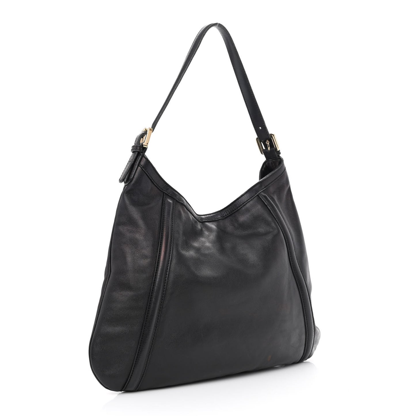 Calfskin Medium Britt Hobo Black