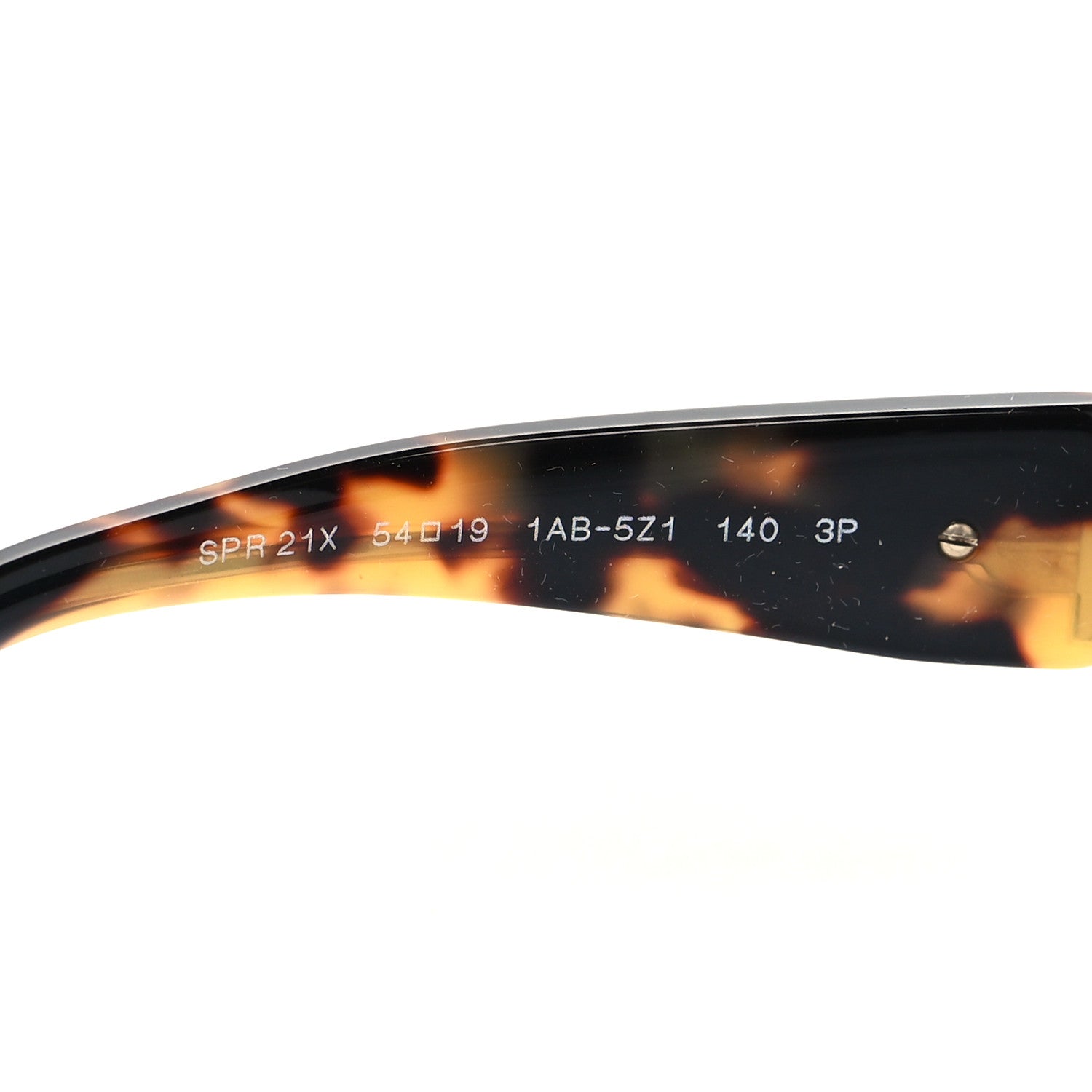 Prada Oversized Monochrome Sunglasses SPR 21X Black Tortoise 6 of 7