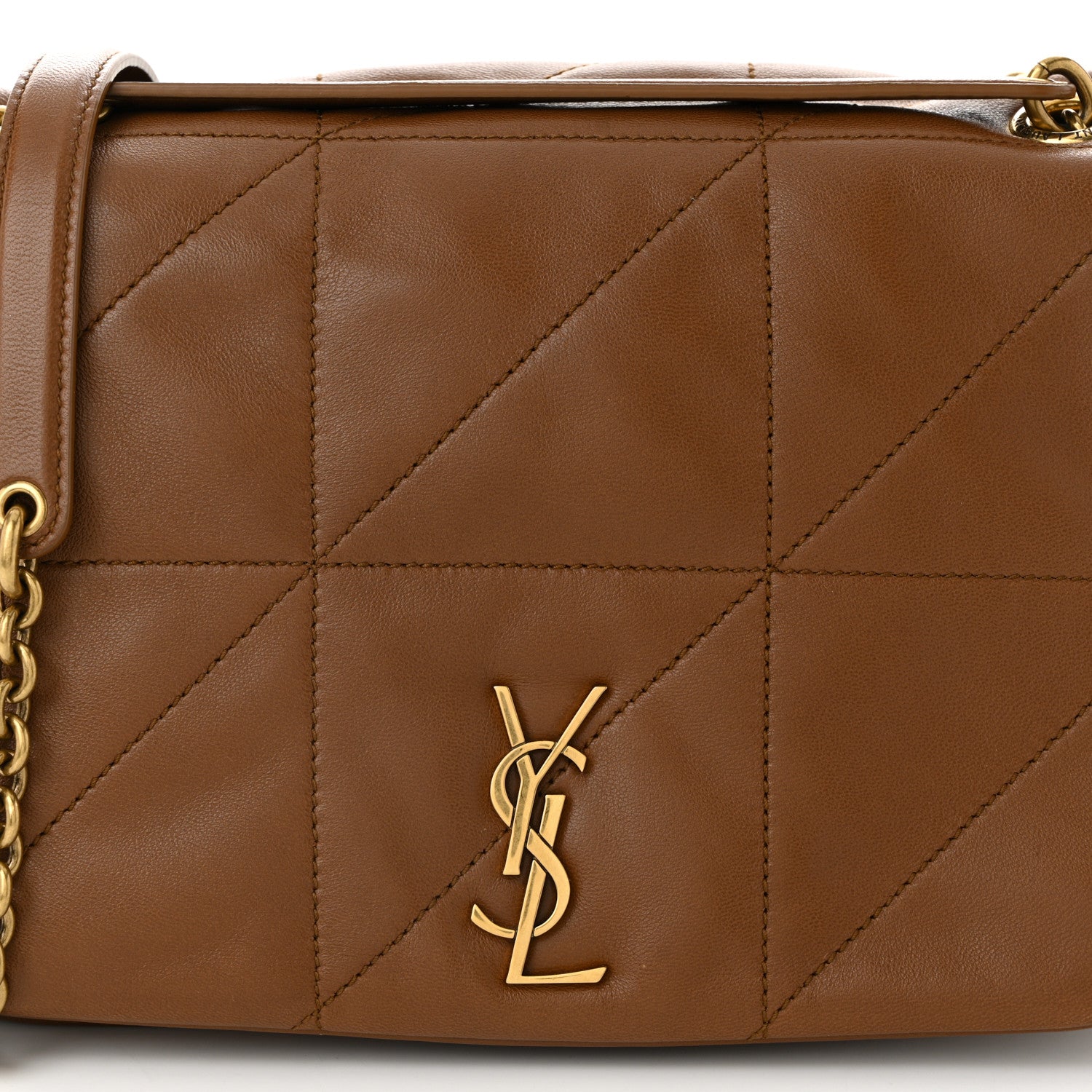 Saint Laurent Lambskin Matelasse Monogram Small Jamie 4.3 Light Fox 8 of 11