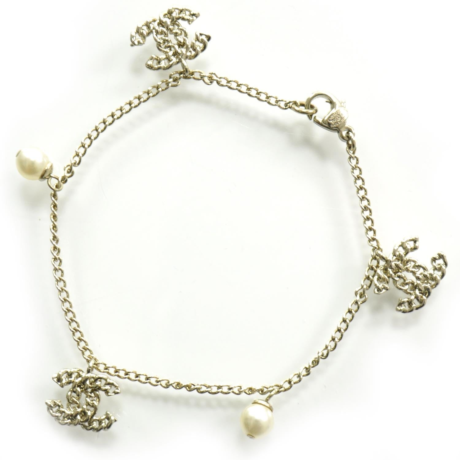 Chanel Pearl CC Chain Bracelet 1 of 5