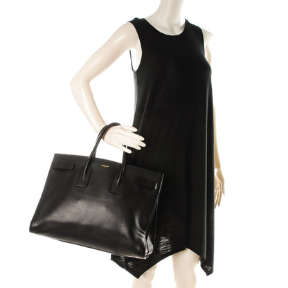 Saint Laurent Calfskin Large Sac De Jour Carryall Black 2 of 7