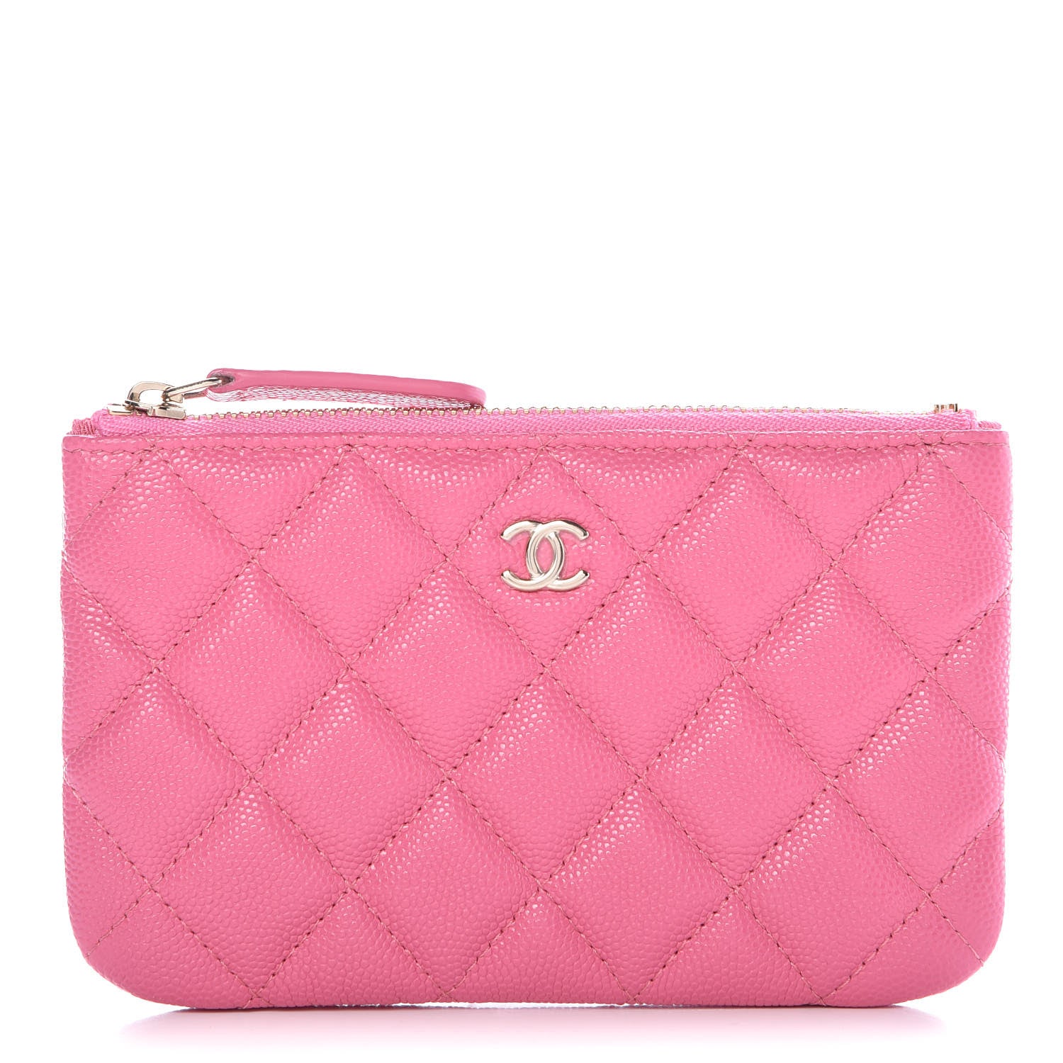 Chanel Caviar Quilted Small Cosmetic Case Pink 1 of 8