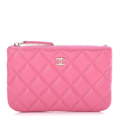 Chanel Caviar Quilted Small Cosmetic Case Pink 1 of 8