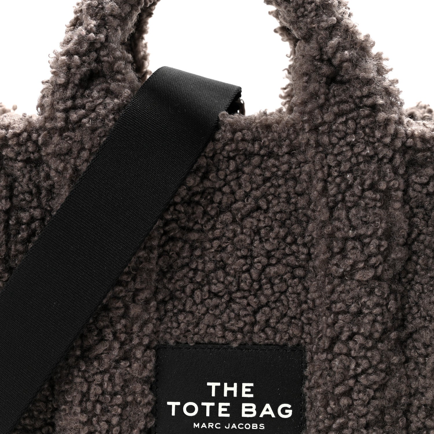 Marc Jacobs Polyester Cotton Small The Teddy Traveler Tote Bag Grey 8 of 12