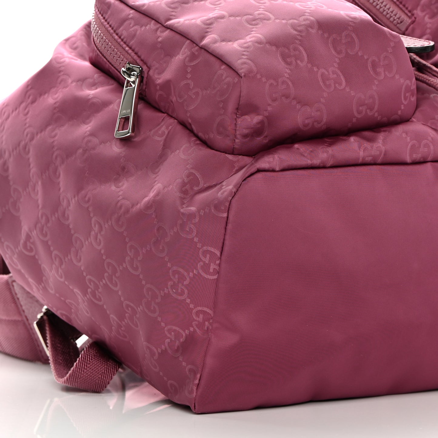 Nylon Monogram Small Single Buckle Backpack Pink