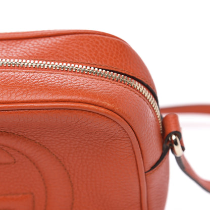 Gucci Pebbled Calfskin Small Soho Disco Bag Sun Orange 11 of 11