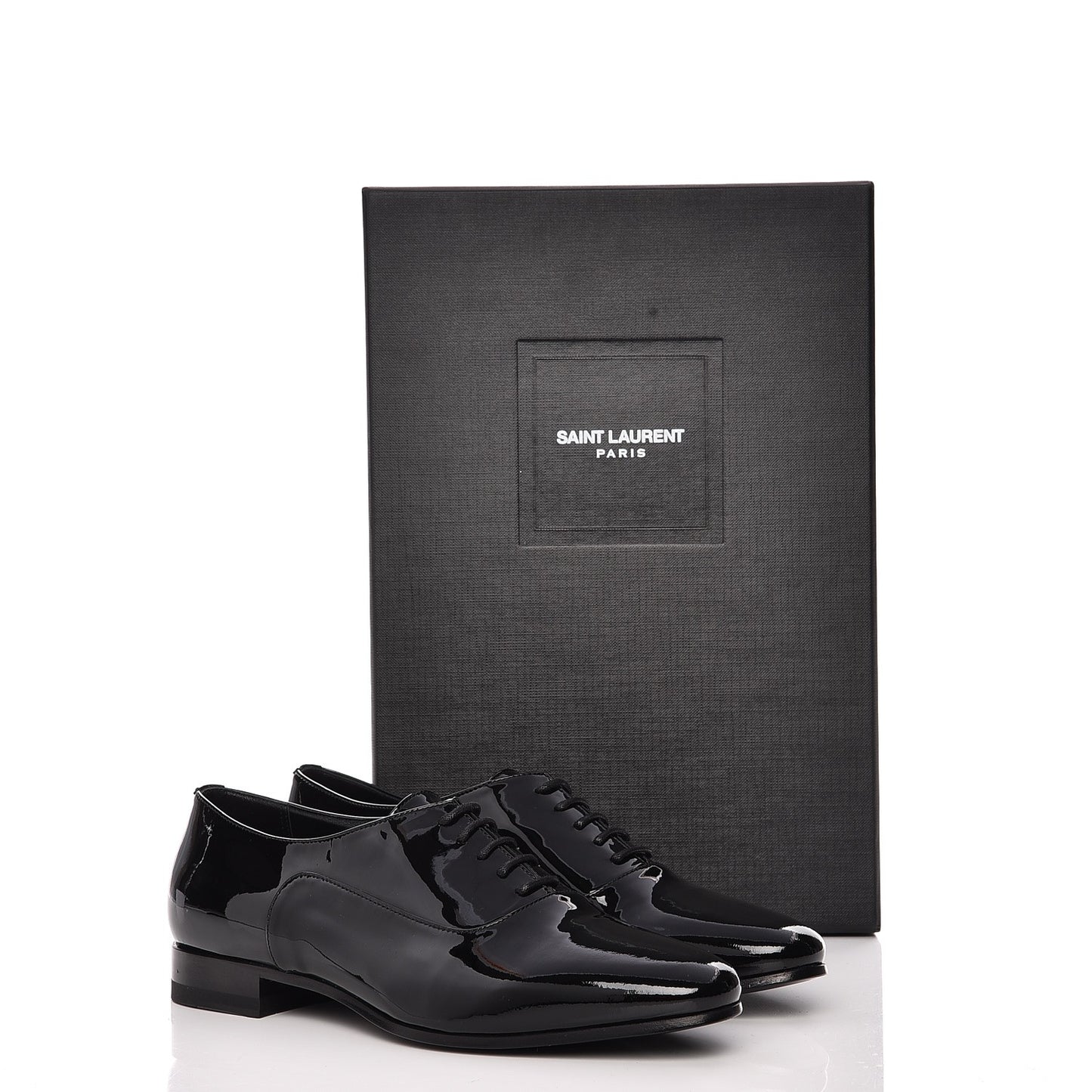 Calfskin Patent LuLu 20 Lace Up Oxfords 35 Black