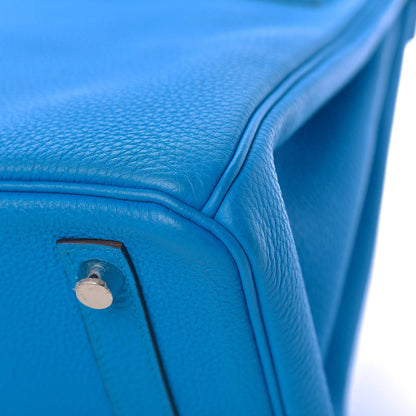 Hermes Togo Birkin 30 Bleu Zanzibar Malachite 12 of 15