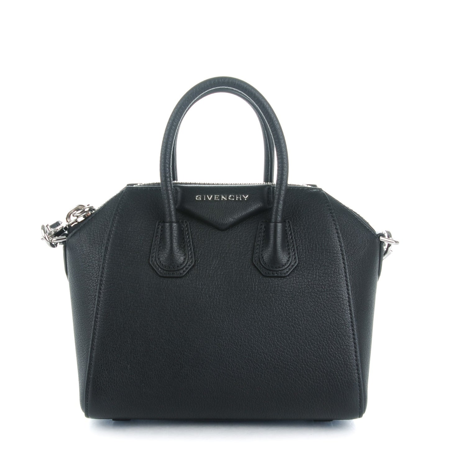 Sugar Goatskin Mini Antigona Black
