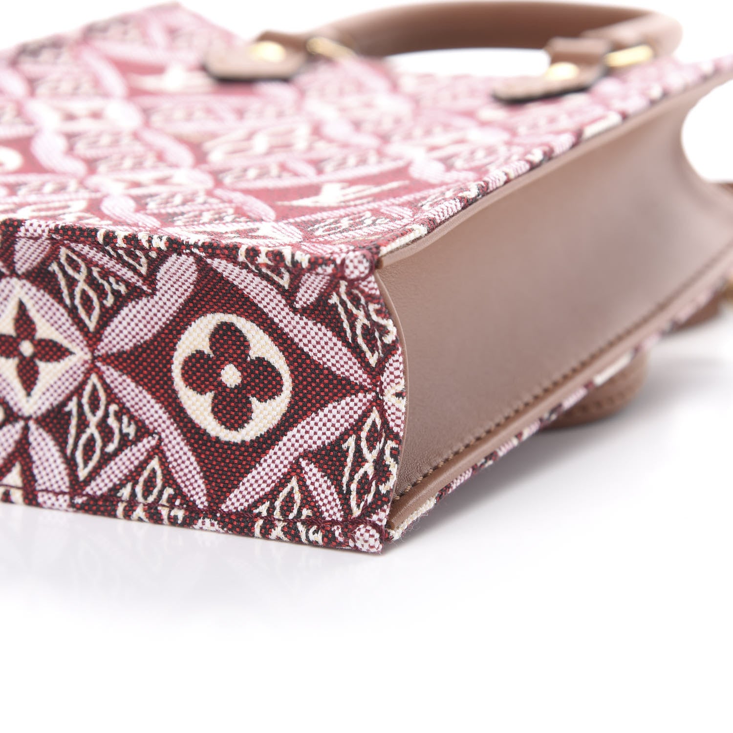 Louis Vuitton Jacquard Since 1854 Petit Sac Plat Bordeaux 9 of 10