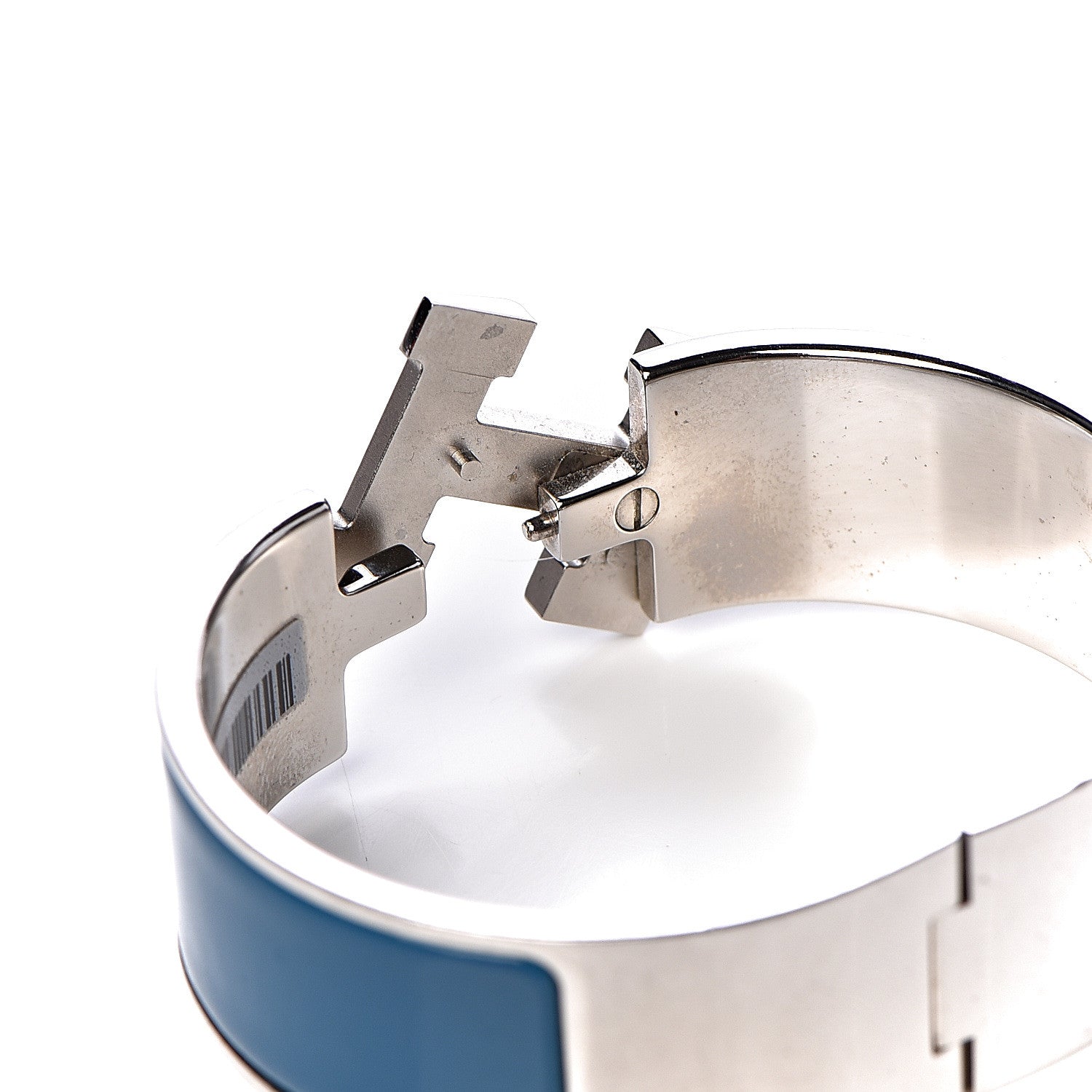 Hermes Enamel Wide Clic Clac H Bracelet PM Bleu Profond 4 of 6