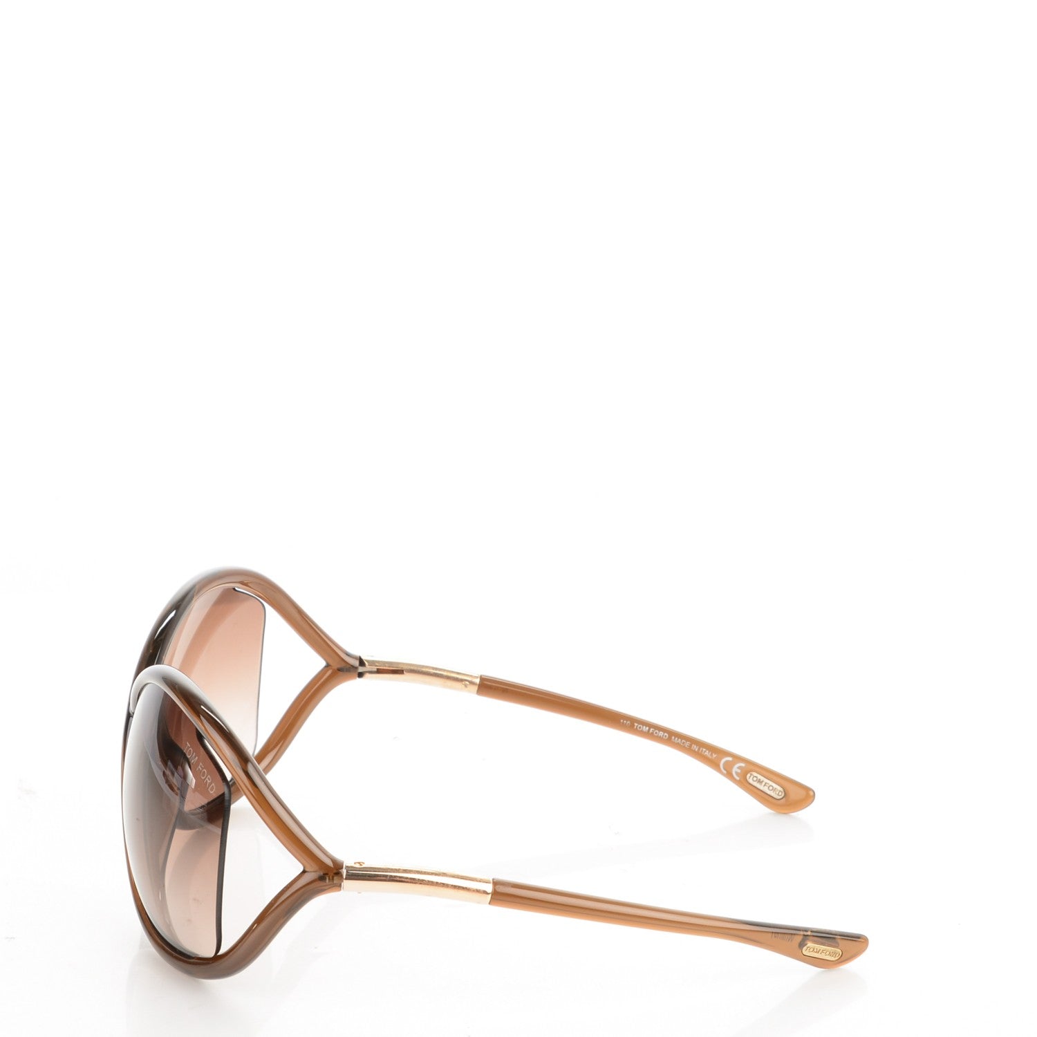 Tom Ford Acetate Whitney Crossover Sunglasses TF9 Brown 2 of 5