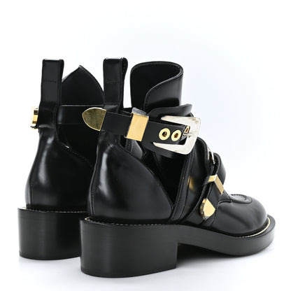 Balenciaga Brushed Calfskin Ceinture Ankle Boots 40 Black 4 of 6