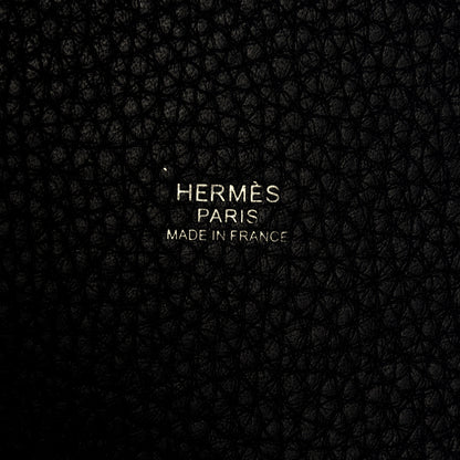Hermes Taurillon Clemence Picotin Lock 18 PM Bleu Nuit 7 of 10