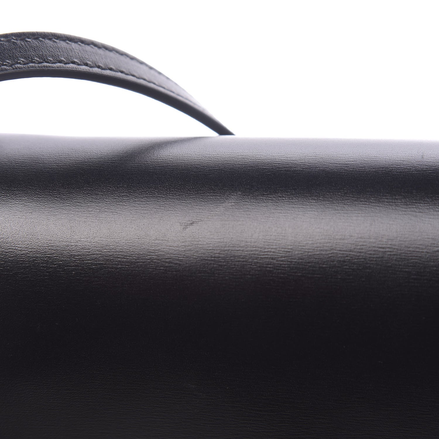 Saint Laurent Calfskin Sao Shoulder Bag Black 9 of 10