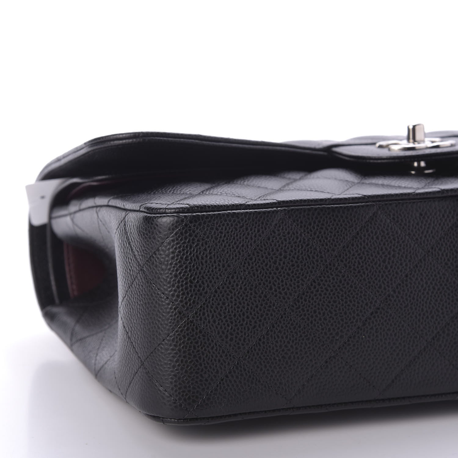 Chanel Caviar Quilted Jumbo Double Flap Black 6 of 9