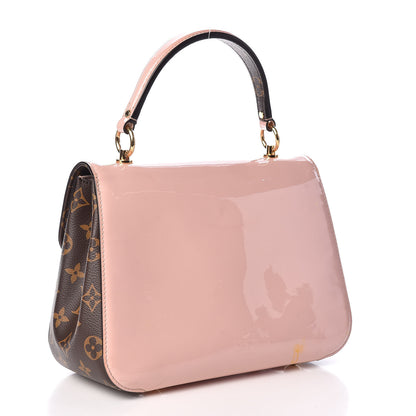Louis Vuitton Patent Calfskin Monogram Cherrywood PM Rose Ballerine 3 of 13