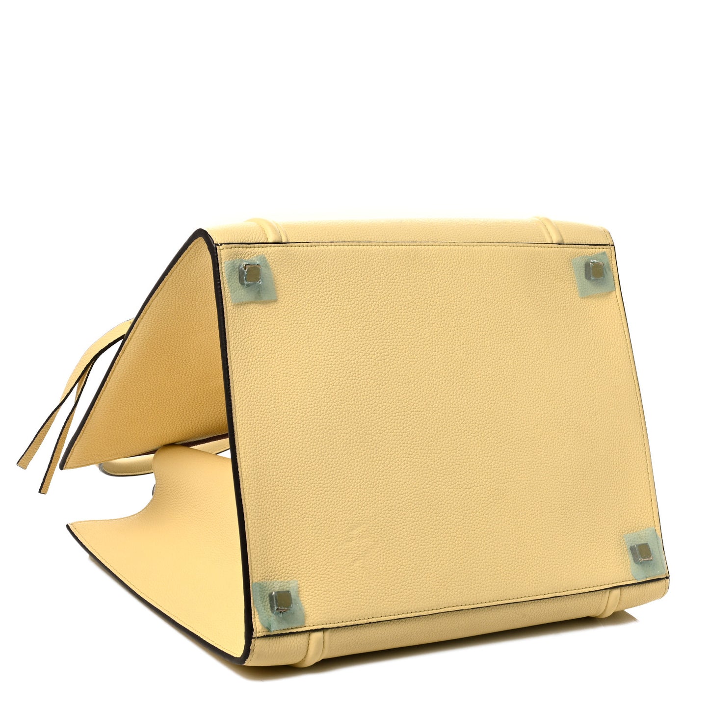 Drummed Calfskin Medium Phantom Luggage Cream