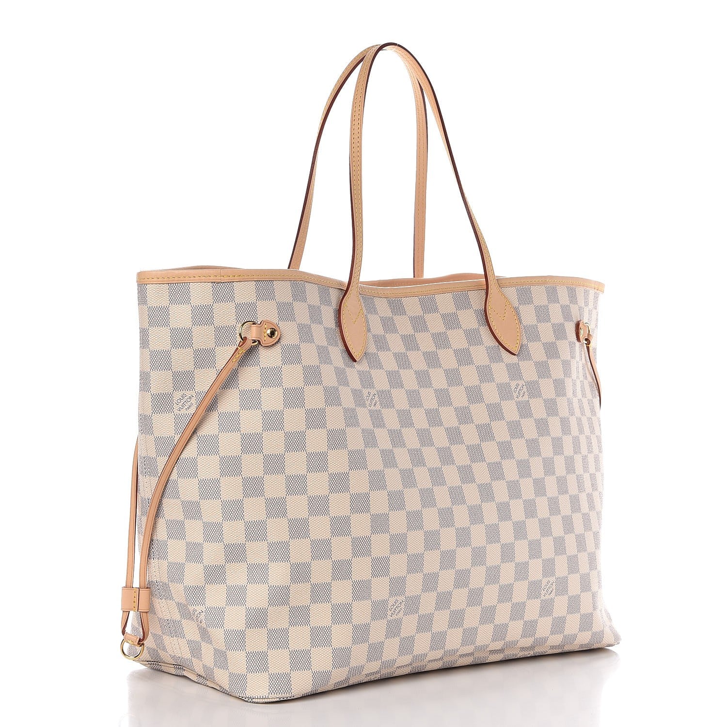 Louis Vuitton Damier Azur Neo Neverfull GM Rose Ballerine 3 of 8