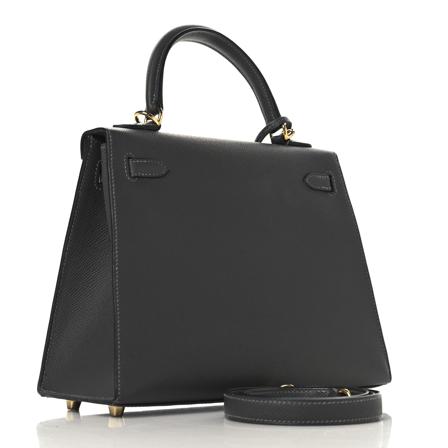 Hermes Epsom Kelly Sellier 25 Graphite 2 of 13