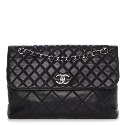 Chanel Calfskin Quilted In The Business Flap Bag Black 1 of 8