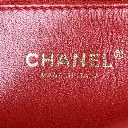 Chanel Caviar Quilted Medium CC Filigree Flap Red 10 of 12