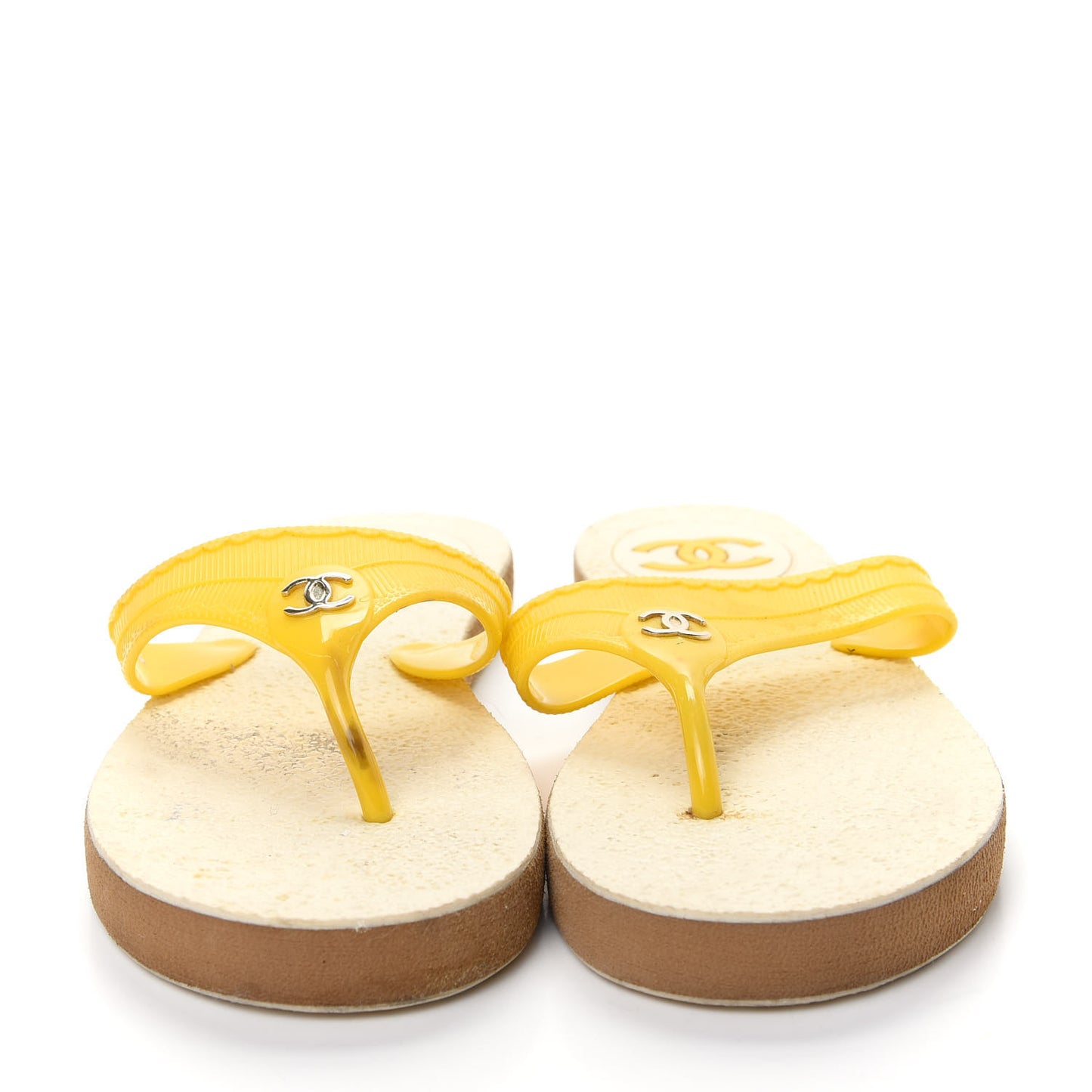 Jelly CC Thong Sandals 40 Yellow
