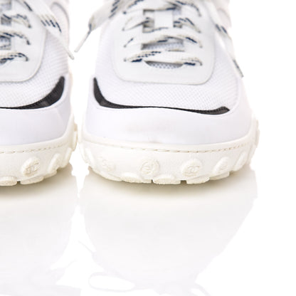 Chanel Calfskin Mesh Sneakers 36 White 11 of 12