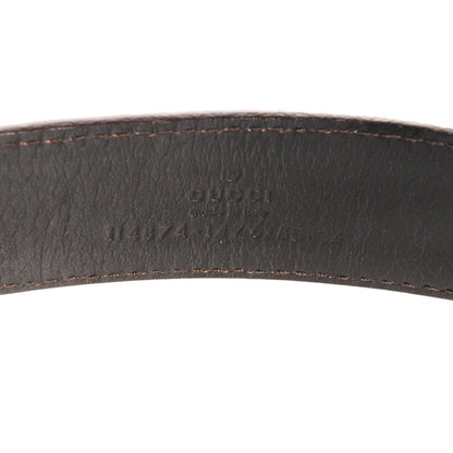 Gucci Monogram Interlocking G Belt 85 34 Brown 4 of 4