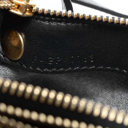 Celine Lambskin Large Trio Crossbody Bag Black 7 of 8