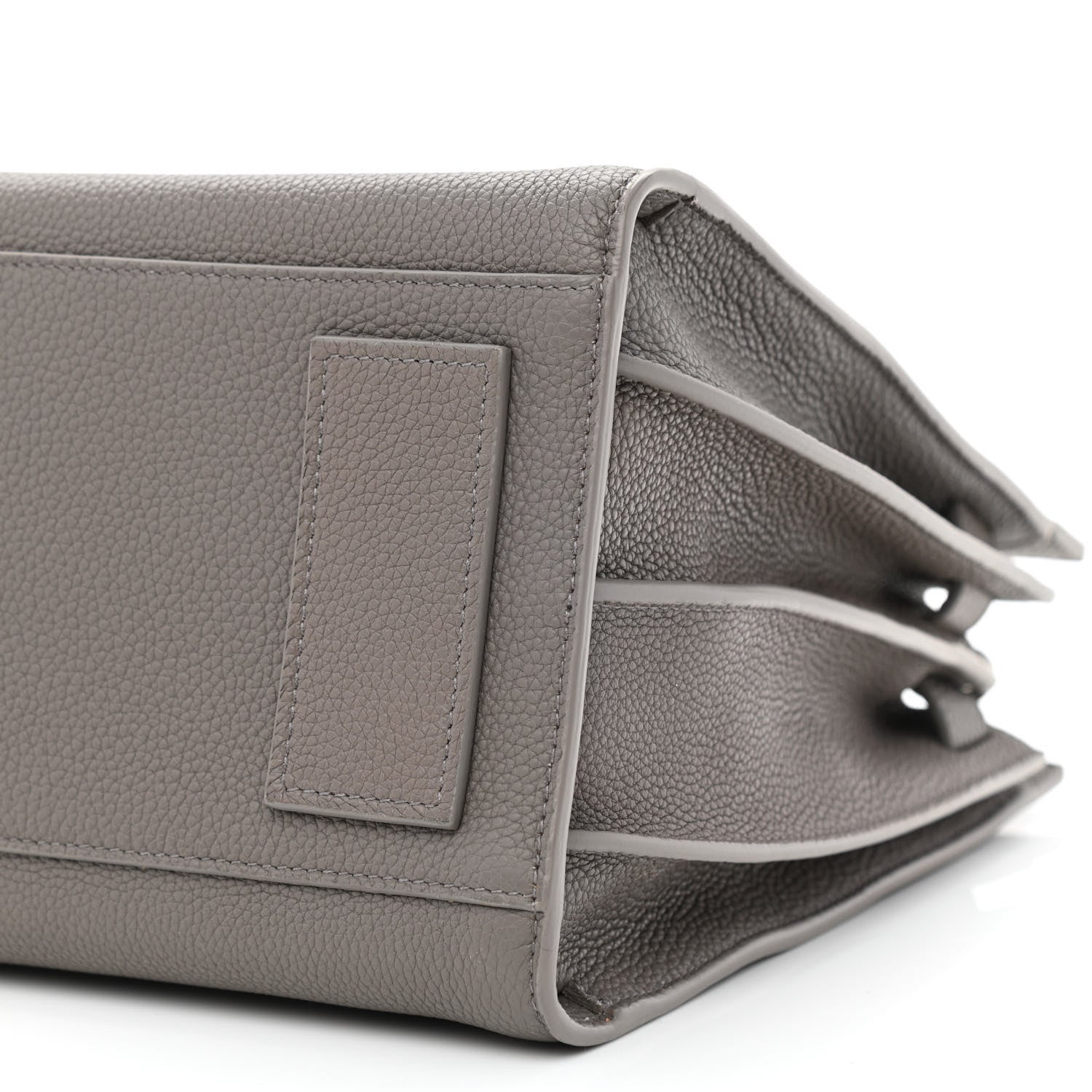 Saint Laurent Grained Calfskin Small Supple Sac De Jour Mouse Grey 10 of 10