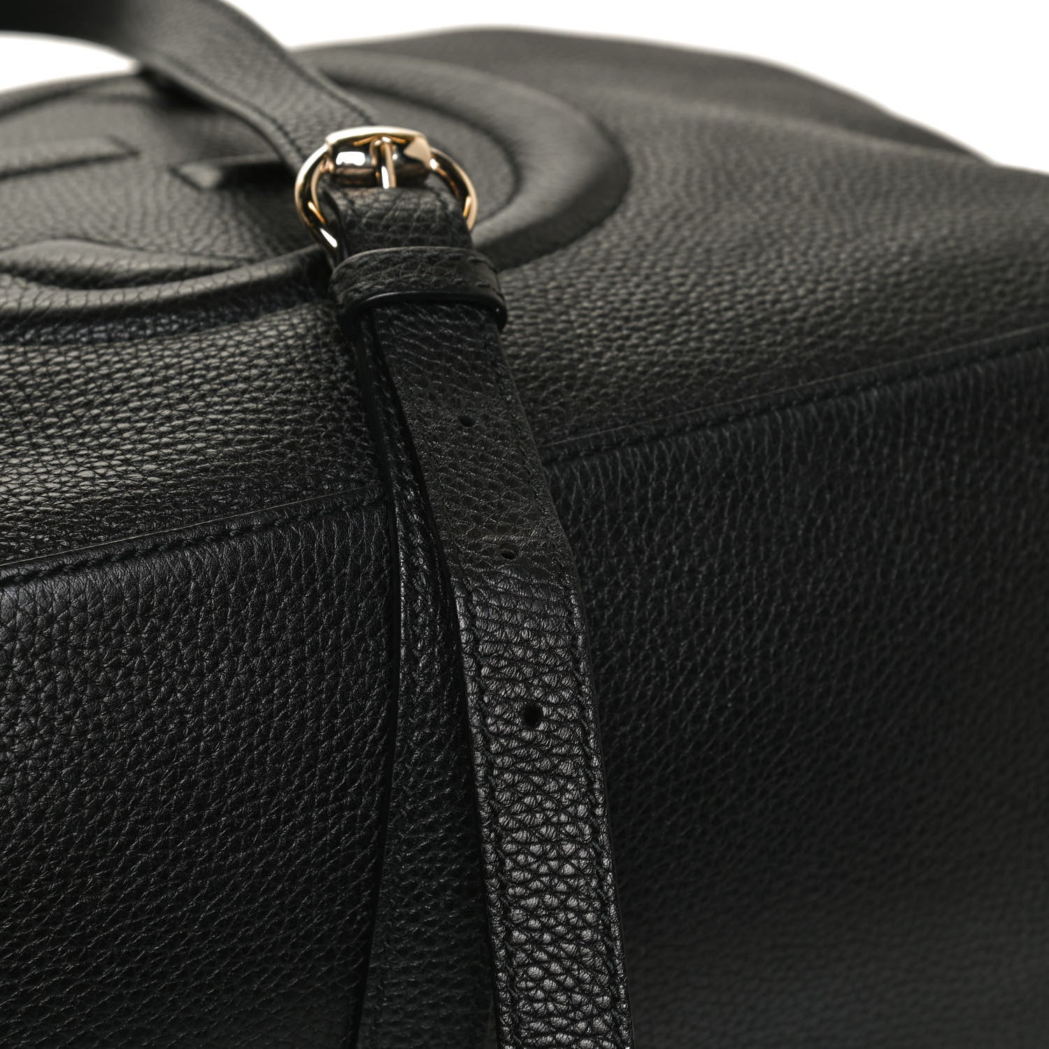 Gucci Pebbled Calfskin Large Soho Hobo Black 14 of 15