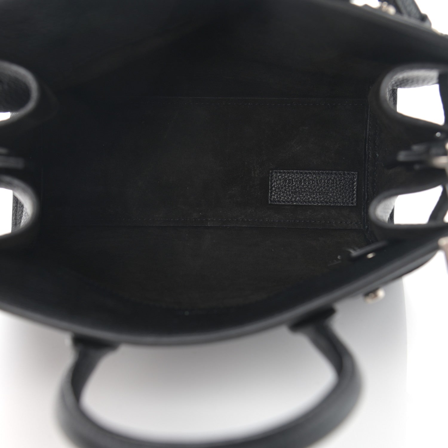 Saint Laurent Grained Calfskin Nano Sac De Jour Souple Black 7 of 10