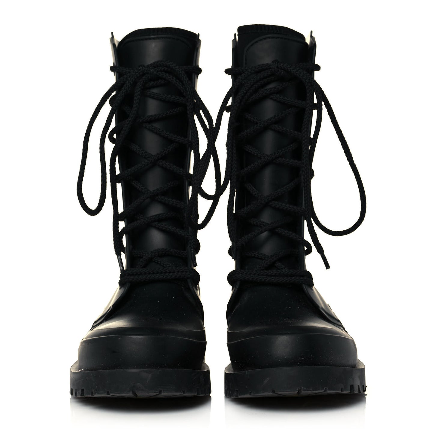 Rubber Diorcamp Low Boots 38 Black