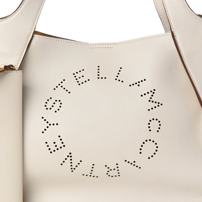 Stella McCartney Eco Alter Nappa Perforated Crossbody Tote White 10 of 10