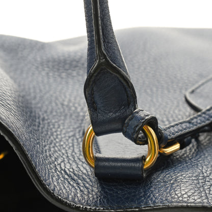 Prada Vitello Daino Tote Inchiostro 16 of 17
